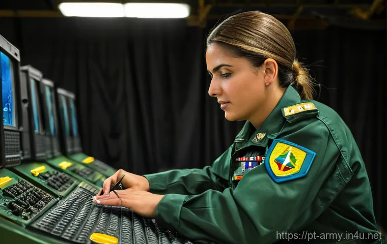 육군 병과별 진급 속도 - **Dynamic Leadership in the Field**
    A wide shot of a determined young Brazilian Army officer (As...