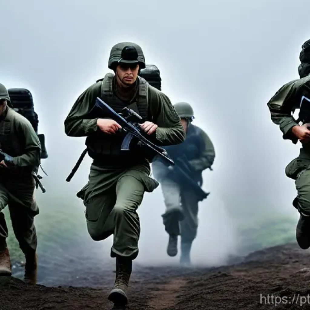 육군 특수전 부대원의 하루 - **Prompt 1: Dawn's Crucible - Elite Training Regimen**
    "A group of highly disciplined special fo...